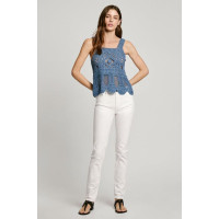 Top Crochet Pepe Jeans Olive Para Mujer