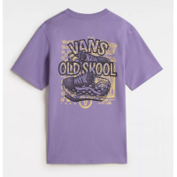 Camiseta Vans SS Purple Para Niño