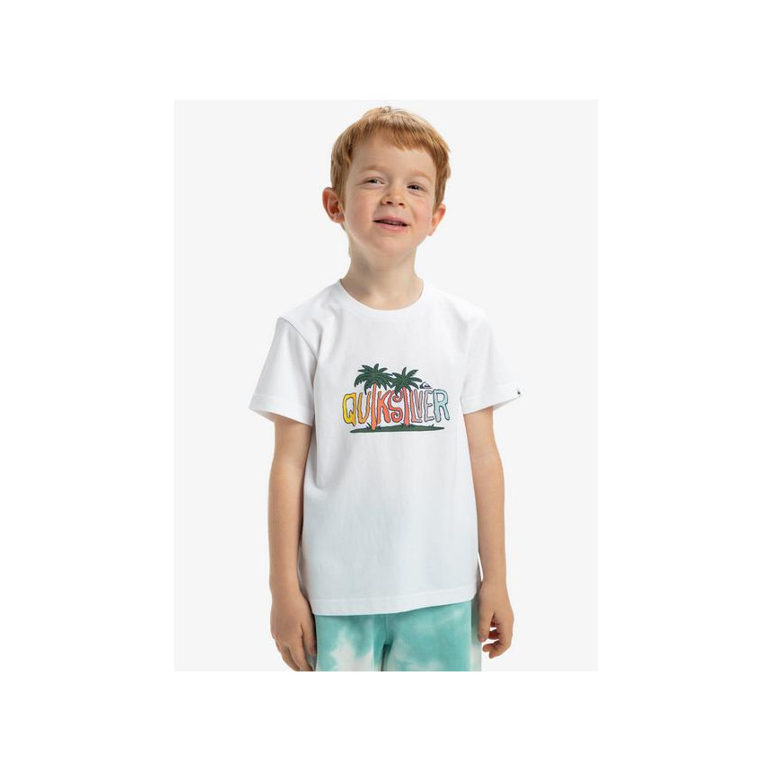 Camiseta Quiksilver Sunny Palms Para Niño