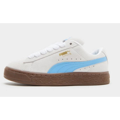 Zapas Puma Suede XL Jr White Team Light Blue Para 