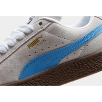 Zapas Puma Suede XL Jr White Team Light Blue Para Niños