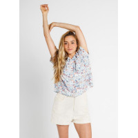 Camisa Sisstrevolution Estampada Surf Para Mujer