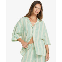 Camisa Manga Corta Billabong Beach Side Mujer