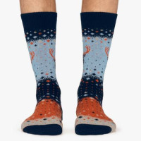 Calcetines Jimmy Lion Winter Deer Unisex Azul 