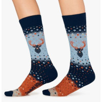 Calcetines Jimmy Lion Winter Deer Unisex Azul 