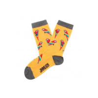 Calcetines Jimmy Lion Parrots Para Niños Amarillo