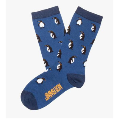 Calcetines Jimmy Lion Penguins Para Niños en Azul