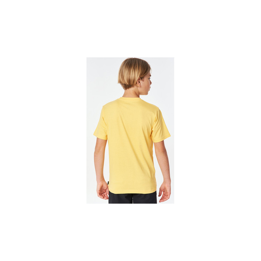 Camiseta Rip Curl Amarillo Hombre