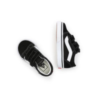 Zapas Vans Old Skool V Para Niños en Negro