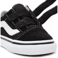 Zapas Vans Old Skool V Para Niños en Negro