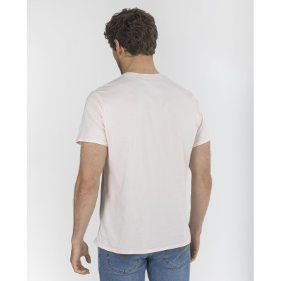 Camiseta El Pulpo Basic Logo Para Hombre En Rosa