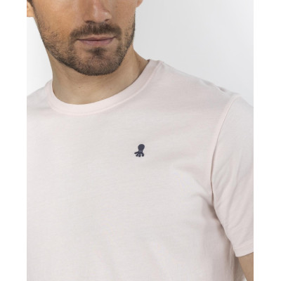 Camiseta El Pulpo Basic Logo Para Hombre En Rosa