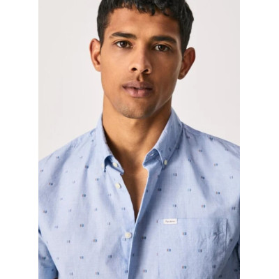 Camisa Pepe Jeans Pear Para Hombre En Azul