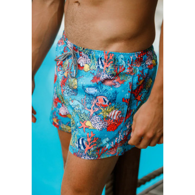 Bañador Boardies Coral Reef Mid Para Hombre 