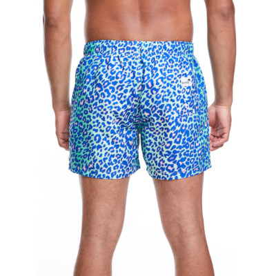 Bañador Boardies Lime Leopard Mid Para Hombre 