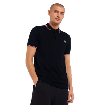 Polo Fred Perry Twin Tipped Para Hombre