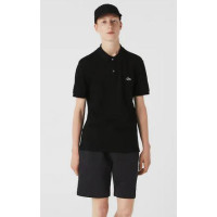 Polo Lacoste Slim Fit Para Hombre en Negro 